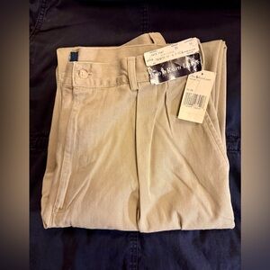 Polo Ralph Lauren “Dead stock” 90’s Men's Khaki pleated Chinos MADE IN USA